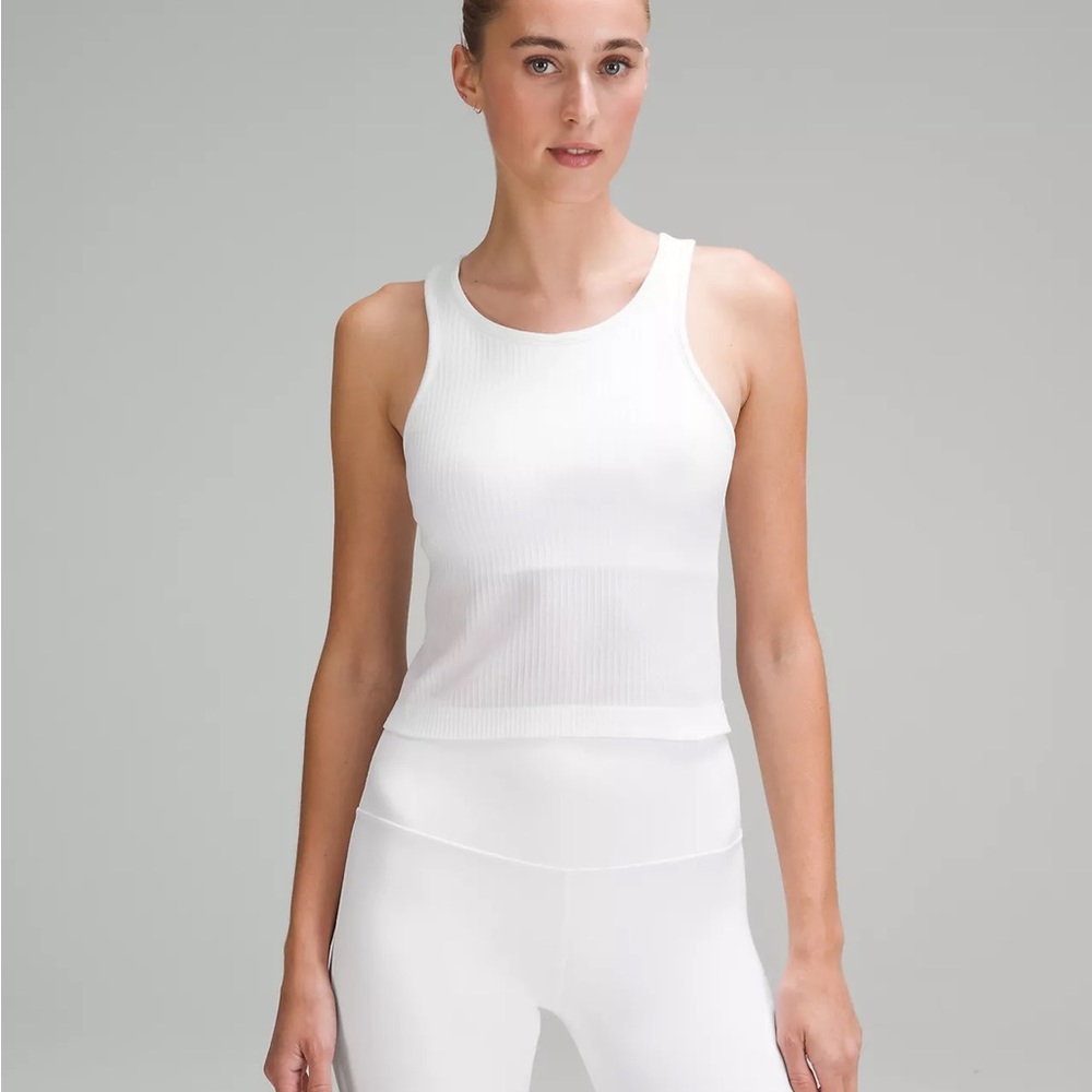 Lululemon Lululemon Ebb to Street Cropped Racerback Tank Top
